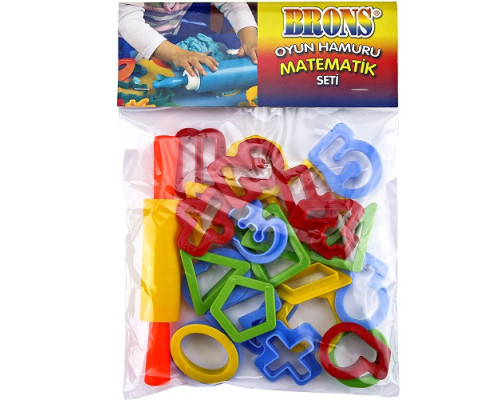 Set forme pentru aluat pentru modelare "Matematica"+ 2 plasteline BR-472 (12/72) Set forme pentru aluat pentru modelare "Matematica"+ 2 plasteline BR-472 (12/72)