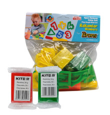 Set forme pentru aluat pentru modelare "Matematica"+ 2 plasteline BR-472 (12/72)