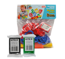 Set forme pentru aluat pentru modelare "Litere"+2 plasteline BR-473 (12/72)