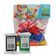 Set forme pentru aluat pentru modelare "Litere"+2 plasteline BR-473 (12/72)