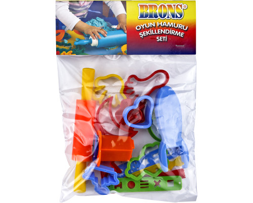 Set forme pentru aluat pentru modelare + 2 plasteline BR-471 (12/72)