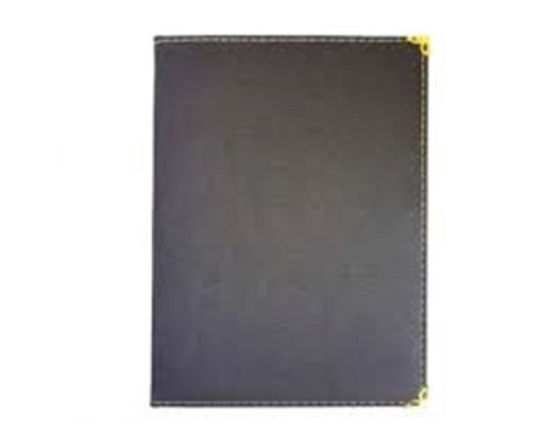 Carnet B5 (17x24), 144 foi matem., eco piele, colturi metalice, asorti Gingko 362 (56)