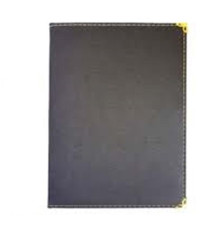 900151 Carnet 17x24mm, 144 foi matem., eco piele, colturi metalice, asorti Gingko 362 (88)