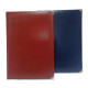 Carnet B5 (17x24), 144 foi matem., eco piele, colturi metalice, asorti Gingko 362 (88)