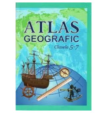 Atlas geografic scolar pentru clasele 5-7 romane