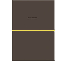 Agenda nedatata, A5, 208 pag., PU, coperta moale, maro, A5-7103 (12)