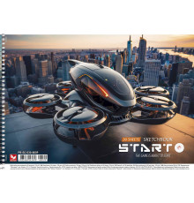 Album pentru desen pe spira A4 30 foi Школярик, PB-SC-030-8009 (9/63)