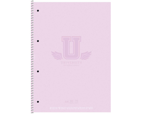 Caiet A4 80file, matematica, pe spira cu microperforare, Student, A4-080-6524K (4/40) Caiet A4 80file, matematica, pe spira cu microperforare, Student, A4-080-6524K (4/40)