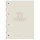 Caiet A4 80file, matematica, pe spira cu microperforare, Student, A4-080-6524K (4/40)