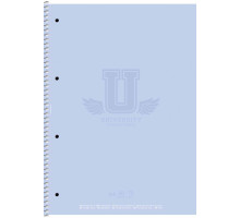 Caiet A4 80file, matematica, pe spira cu microperforare, Student, A4-080-6524K (4/40)