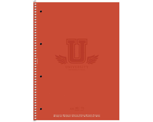 Caiet A4 80file, matematica, pe spira cu microperforare, Student, A4-080-6526K (4/40) Caiet A4 80file, matematica, pe spira cu microperforare, Student, A4-080-6526K (4/40)