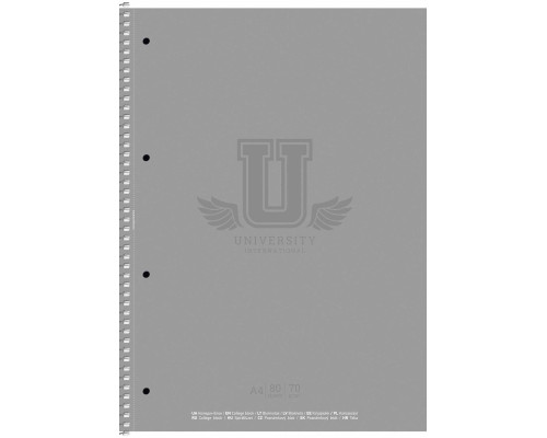 Caiet A4 80file, matematica, pe spira cu microperforare, Student, A4-080-6526K (4/40) Caiet A4 80file, matematica, pe spira cu microperforare, Student, A4-080-6526K (4/40)
