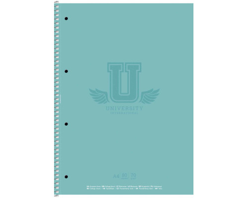 Caiet A4 80file, matematica, pe spira cu microperforare, Student, A4-080-6526K (4/40) Caiet A4 80file, matematica, pe spira cu microperforare, Student, A4-080-6526K (4/40)