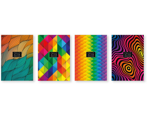 Блокнот А6 50 л. клетка, склейка ВД лак Student A6-GB-050-824K (10/240)