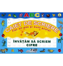 Caiet de scriere: Invatam sa scriem cifre. B*2680