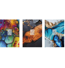 Блокнот А6 50 л. клетка, склейка ВД лак Student A6-GB-050-832K (10/240)