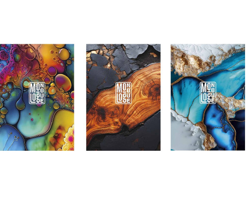 Блокнот А6 50 л. клетка, склейка ВД лак Student A6-GB-050-832K (10/240)