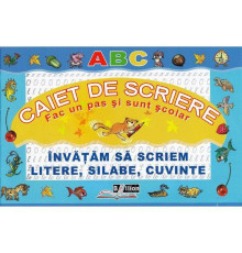 73175 Caiet de scriere: Invatam sa scriem litere, silabe, cuvinte. B*2666