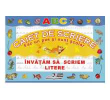 Caiet de scriere: Invatam sa scriem litere. B*2673
