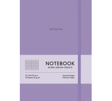 Carnet A5, 96 foi, matem., PU, coperta moale, violet, A5-7116K (12)