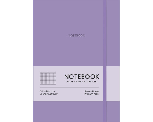 Carnet A5, 96 foi, matem., PU, coperta moale, violet, A5-7116K (12) Carnet A5, 96 foi, matem., PU, coperta moale, violet, A5-7116K (12)
