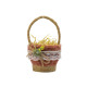 Пасхальная декоративная корзина 13см. цвета в ассортименте
