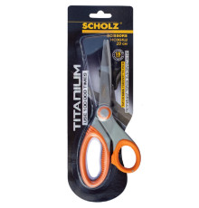 Ножницы 20см, TITANIUM, прорезин. ручки, 4261SCH, Scholz (12)