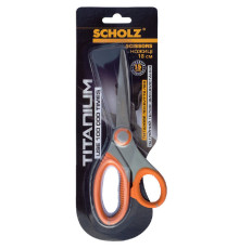 Ножницы 18см, TITANIUM, прорезин. ручки, 4262SCH, Scholz (12)