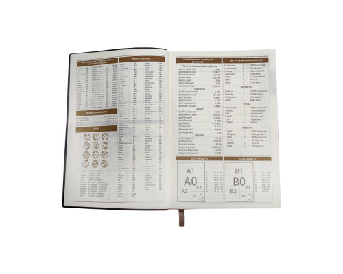 Ежедневник A5 датированный 2025, Clasica, красный, *4409 (60)