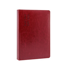 Ежедневник A5 датированный 2025, Clasica, красный, *4409 (60)