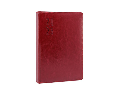 Ежедневник A5 датированный 2025, Clasica, красный, *4409 (60)