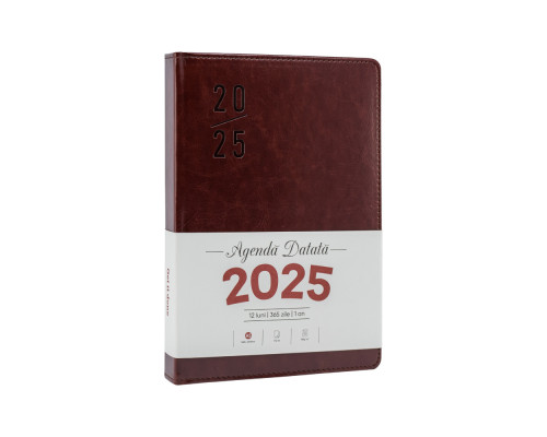 Agenda A5 datata 2025, Clasica, maro, *4423 (60)