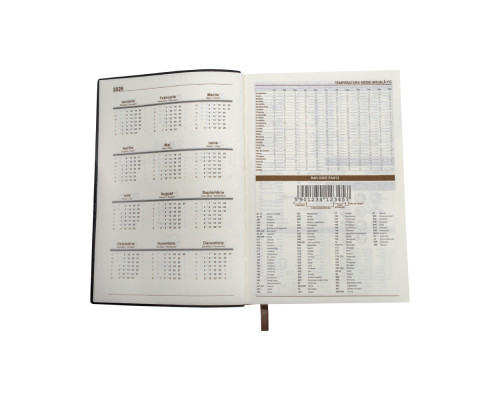Agenda A5 datata 2025, Clasica, galben, *4430 (60)