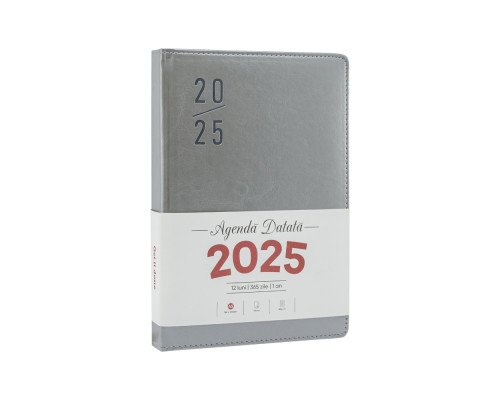 Ежедневник A5 датированный 2025, Clasica, серый, *4447 (60)