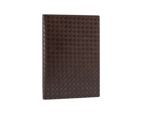 Ежедневник A5 датированный 2025, Rombo, коричневый, интегр. обложка *4485 (88)