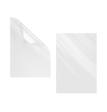 03814 Coperta p/u brosurare A4 150mk plastic transparent 100buc.GINGKO