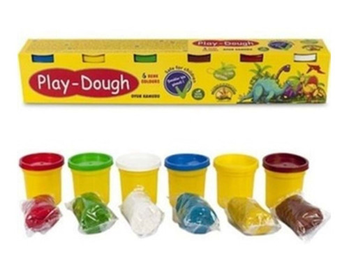 Тесто для лепки 6цветов, maxi L-594 (1/24)