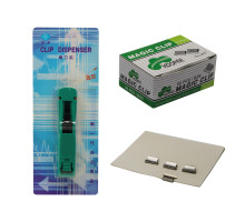 Distribuitor pentru clipse de birou CD 666 +clipse 10*3mm 50buc. (12)
