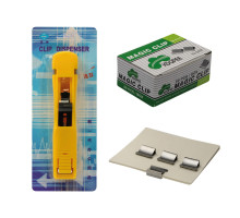 Distribuitor pentru clipse de birou CD 444 +clipse 15*5mm 50buc. (12)