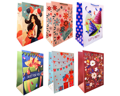 Pachet pentru cadou, laminat 35х25х15cm, 215g/m2 LUX-L (10)