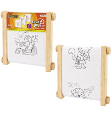 Set de pânze pentru copii „Răsuceste și coloreaza” 15x15cm BR-5071 (55)