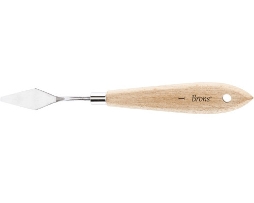 Spatulă/cuțit de paletă, metal. Nr:1 BR-1051 (12/144)