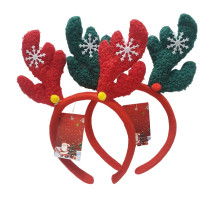 Обруч новогодний "Рожки" ассорти *4658 (12/600)