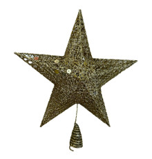 Decoratiune de Craciun "STEAUA" aurie S10-45 (64)