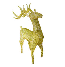 Cerb cu luminite LED 1,15 m. auriu (2)