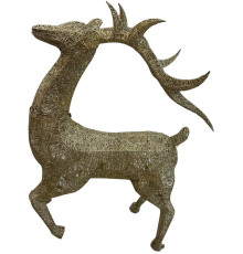 Cerb cu luminite LED 1,15 m. auriu (2)