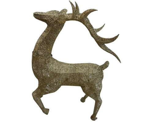 Cerb cu luminite LED 1,15 m. auriu (2)