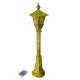 Фонарь большой новогодний с LED подсветкой 1,25 м. золото (8)