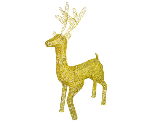 Cerb cu luminite LED 0,8 m. auriu (8)