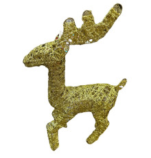 Cerb cu luminite LED 0,8 m. auriu (8)